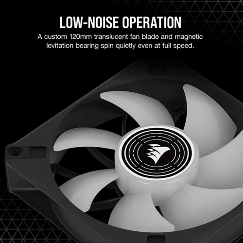 Corsair ML120 LED Elite 120mm White LED Cabinet Fan (Single Pack)